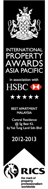 2012-2013-Award-Central-Residence-Best-Apartment-Malaysia